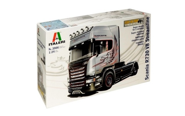 Italeri 1/24 SCANIA R730 Streamline - Super Decal Sheet Included